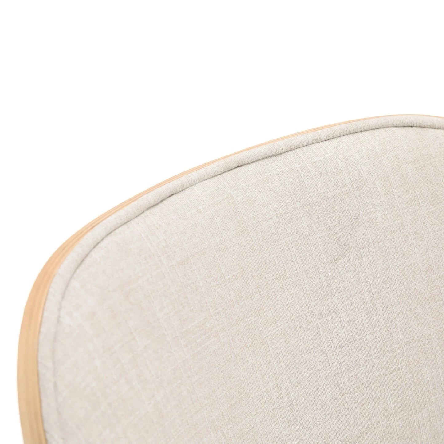 Tule Dining Side Chair with Upholstered Seat and Powder-Coated Steel Frame - Elax Furniture