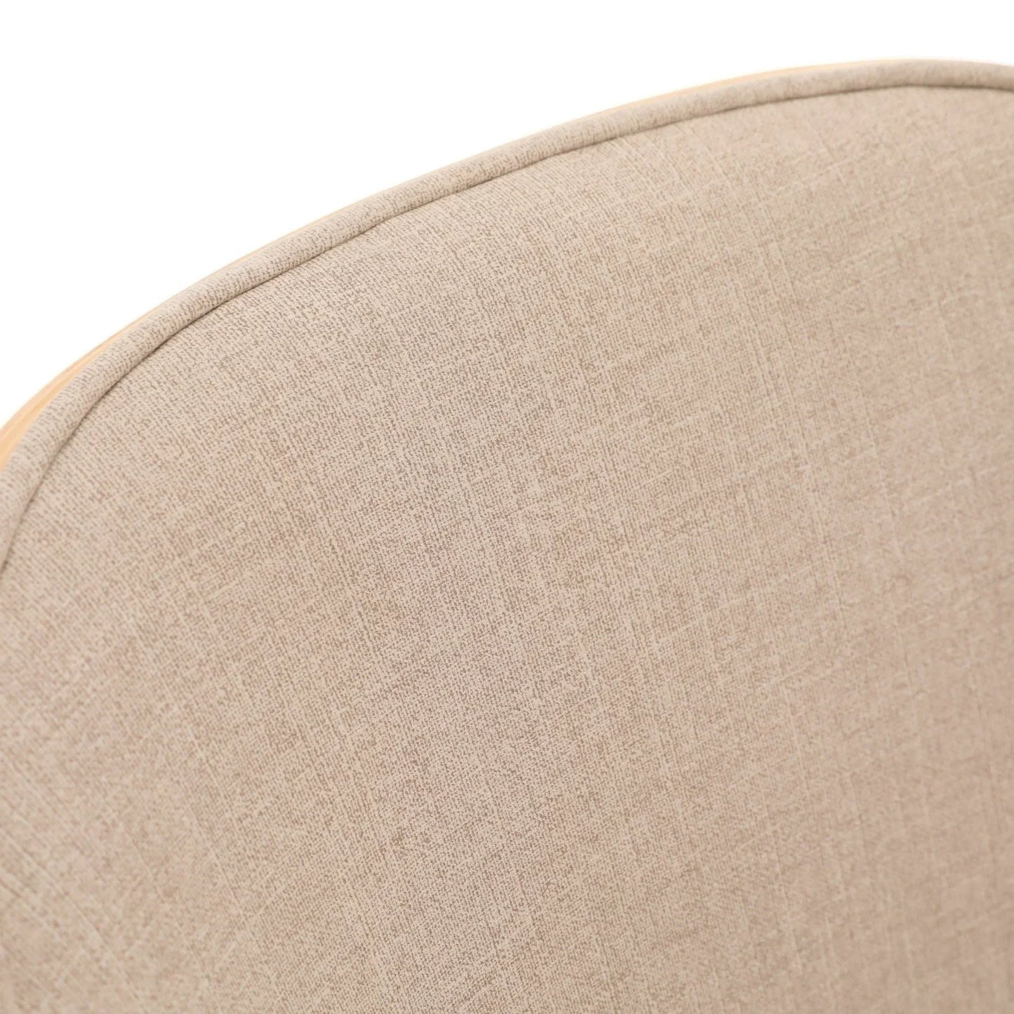 Tule Modern Dining Side Chair with Upholstered Seat and White Powder-Coated Steel Frame, Set of 4 - Elax Furniture