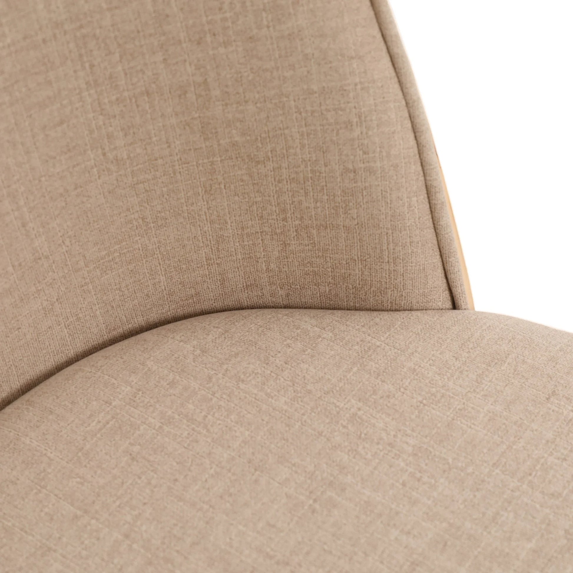 Tule Dining Side Chair with Upholstered Seat and Powder-Coated Steel Frame - Elax Furniture