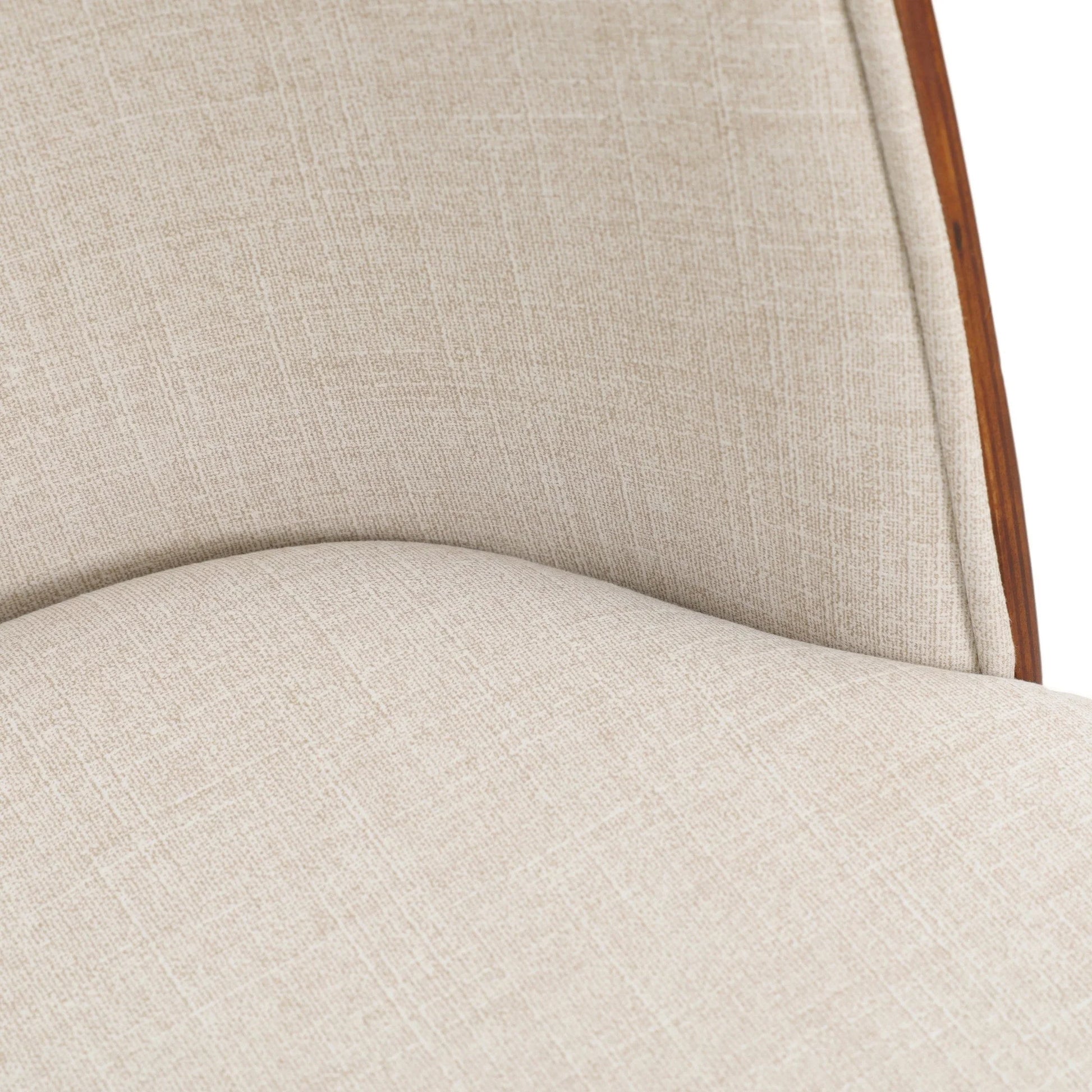 Tule Dining Side Chair with Upholstered Seat and Powder-Coated Steel Frame - Elax Furniture