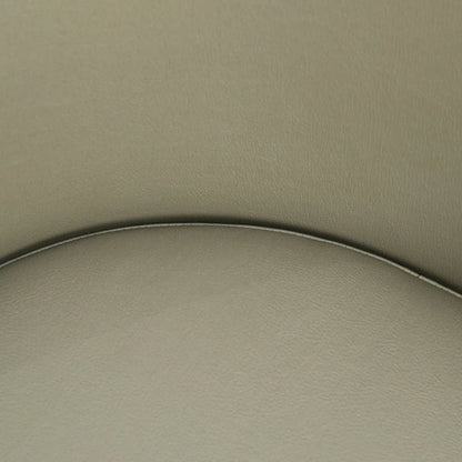 Urbane Dining Chair with Vinyl Fabric Seat and Wicker/Vinyl Backrest in Black Stainless Steel - Elax Furniture