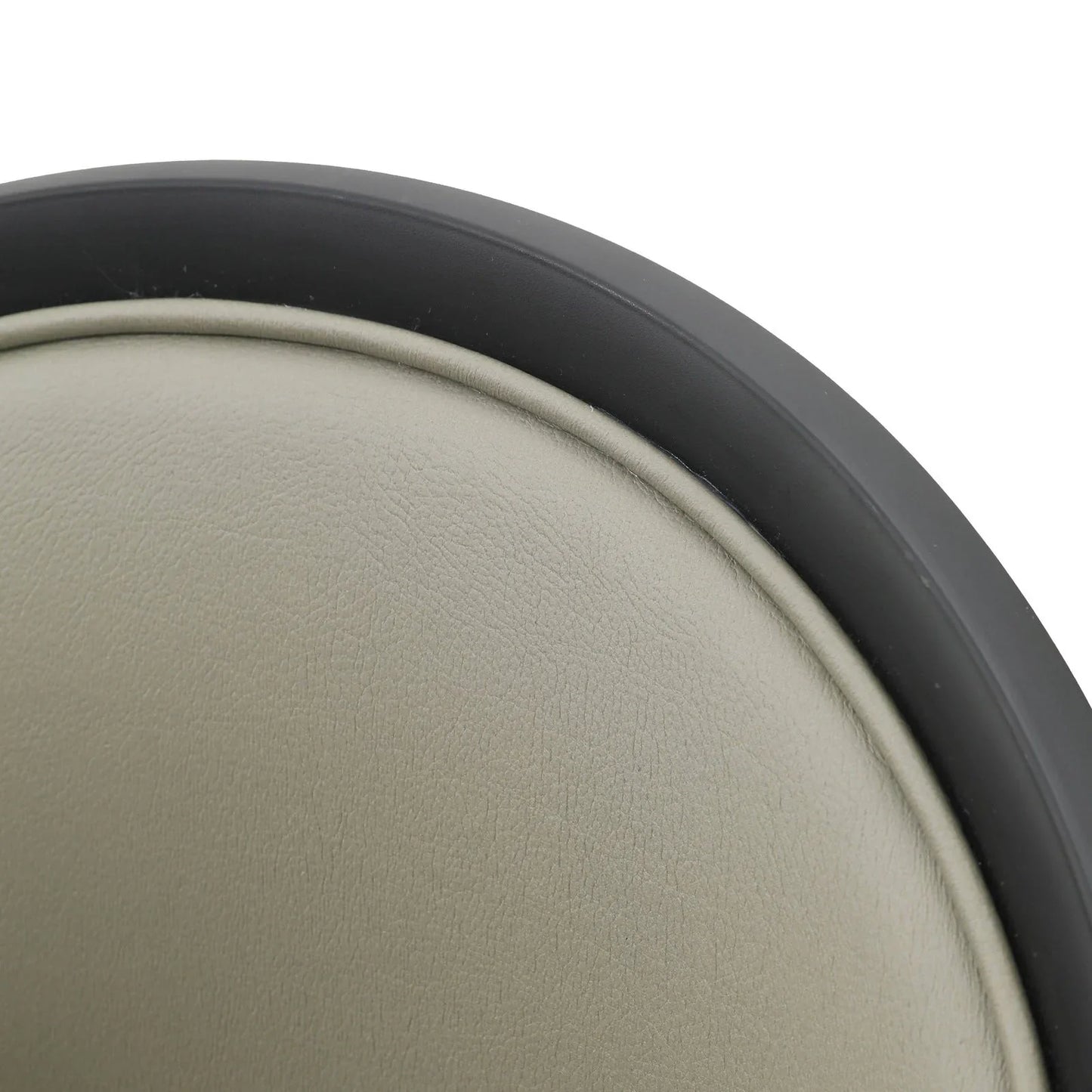 Urbane Dining Chair with Vinyl Fabric Seat and Wicker/Vinyl Backrest in Black Stainless Steel - Elax Furniture