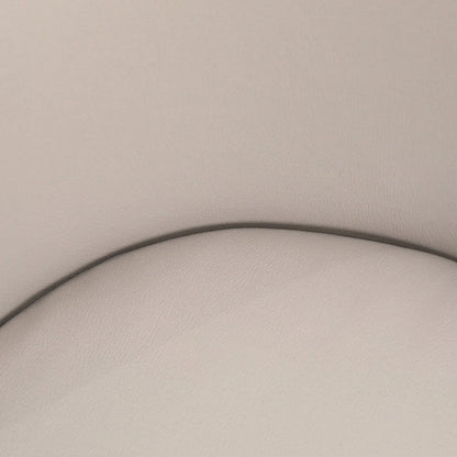 Urbane Dining Chair with Vinyl Fabric Seat and Wicker/Vinyl Backrest in Black Stainless Steel - Elax Furniture