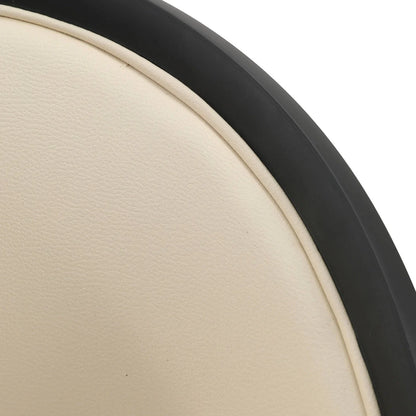 Urbane Dining Chair with Vinyl Fabric Seat and Wicker/Vinyl Backrest in Black Stainless Steel - Elax Furniture