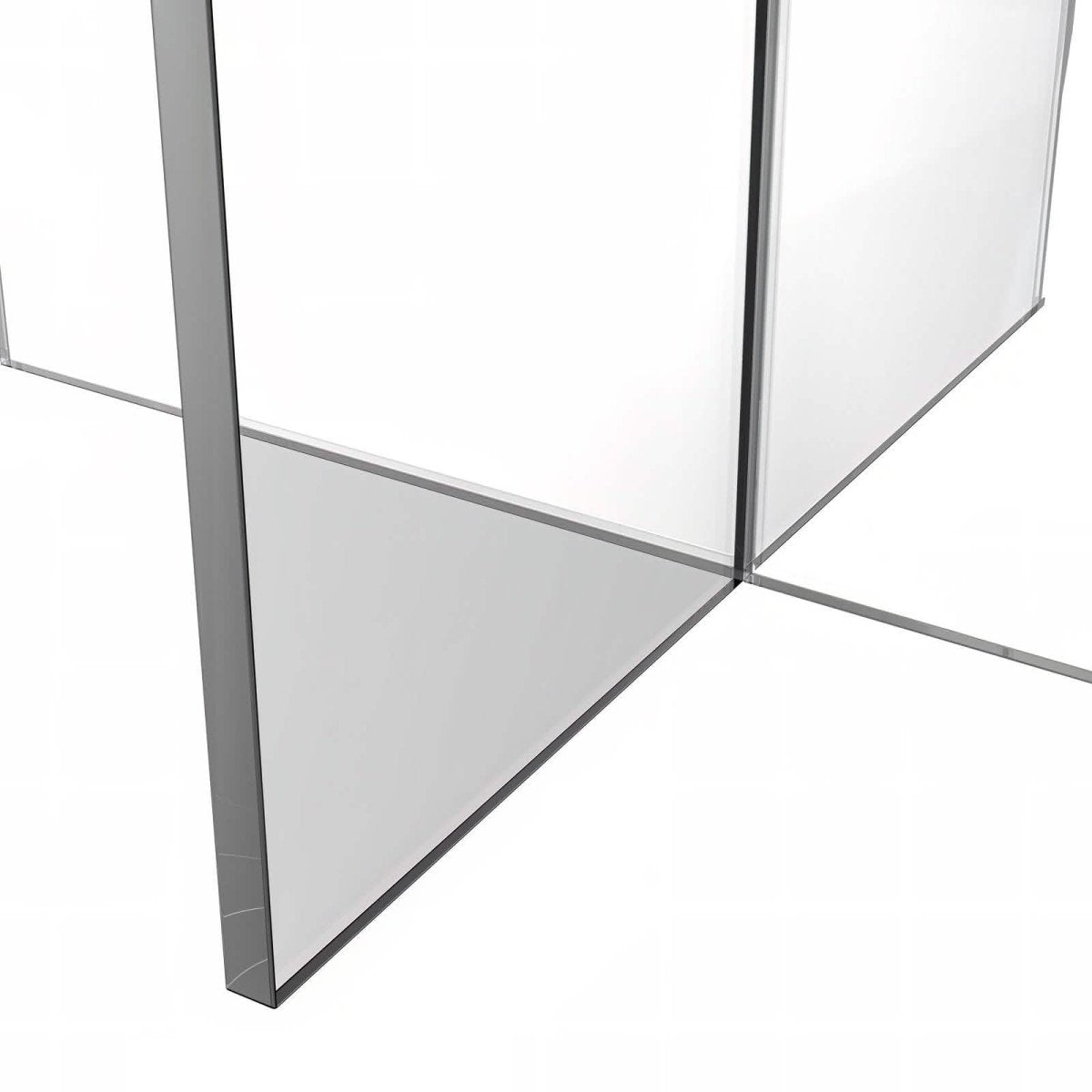 Valore Coffee Table with Round MDF Tabletop and Sturdy Acrylic Cross Base White Coffee Table Leisuremod