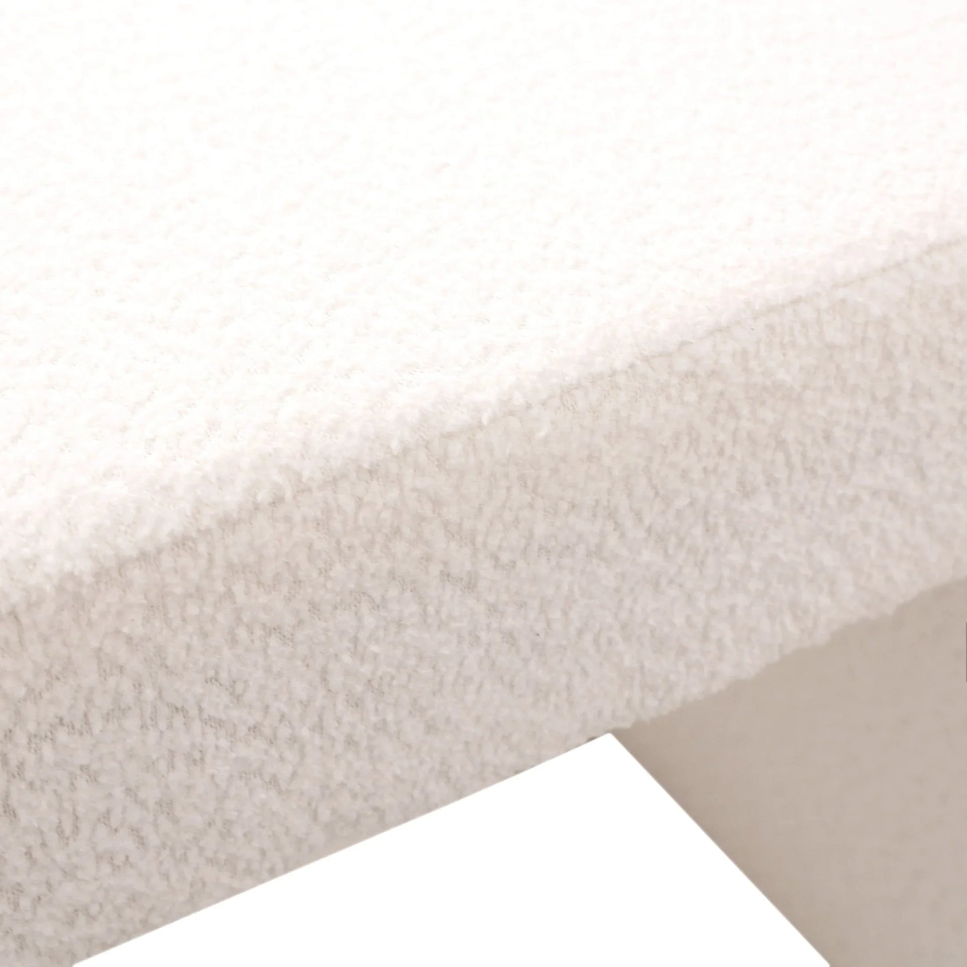 Vint Modern Bench Upholstered in Velvet Boucle With Padded Foam Seat - Elax Furniture