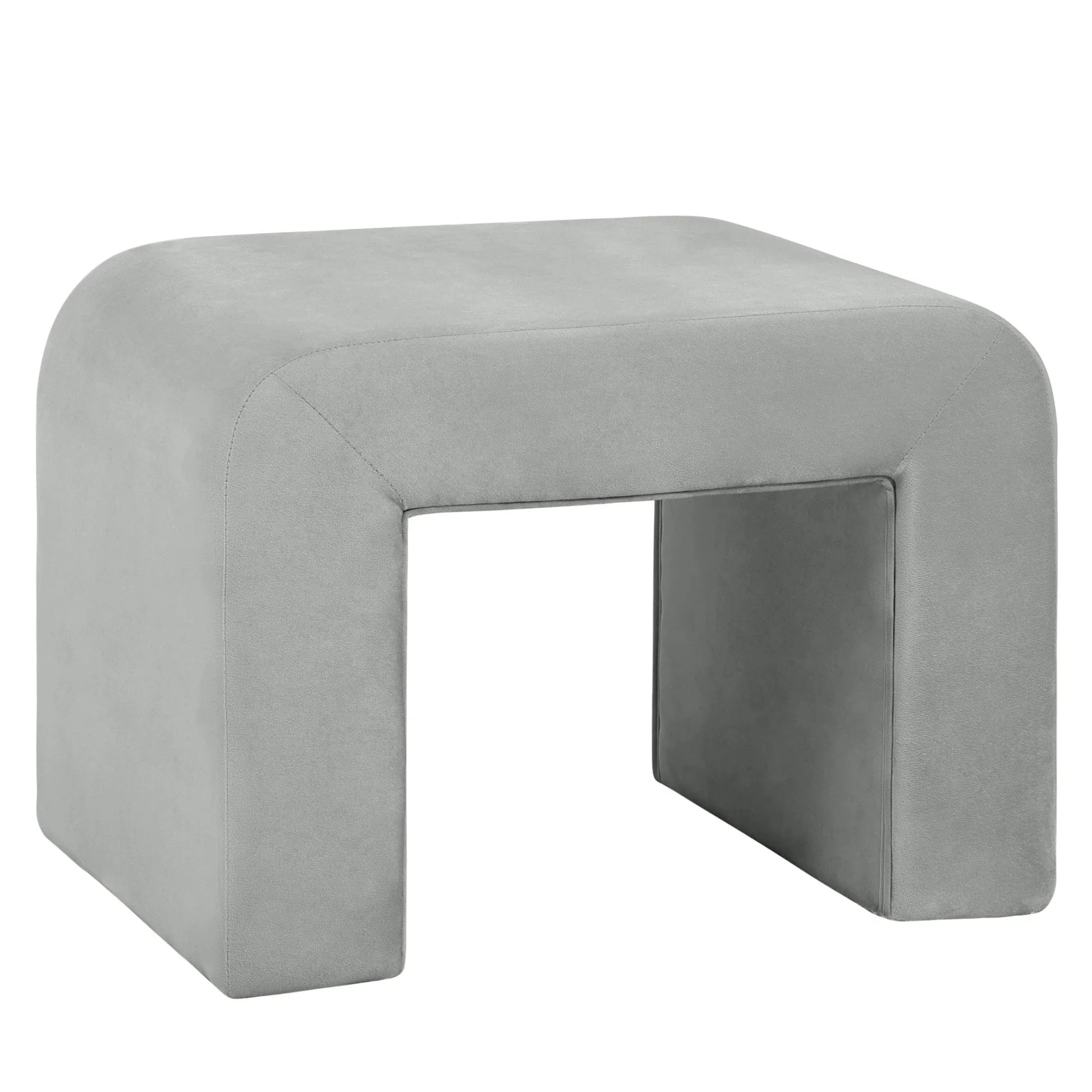 Vint Modern Bench Upholstered in Velvet Boucle With Padded Foam Seat - Elax Furniture