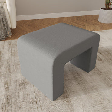 Vint Modern Bench Upholstered in Velvet Boucle With Padded Foam Seat - Elax Furniture