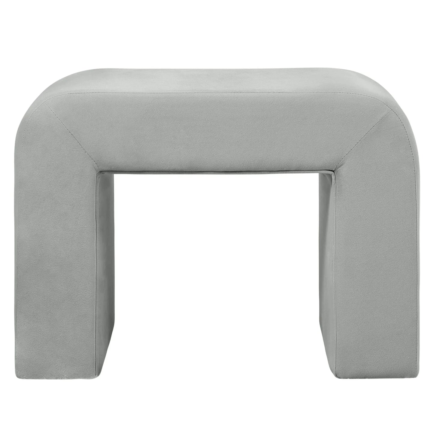 Vint Modern Bench Upholstered in Velvet Boucle With Padded Foam Seat - Elax Furniture