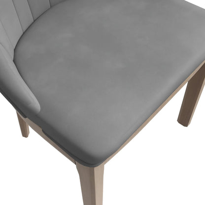 Verisma Dining Chair Upholstered in Leather with Diamond Stitching Back Design - Elax Furniture