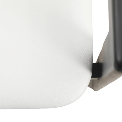 Velo Upholstered Leather Dining Chair with Open Back and Wood Legs Set of 2 - Elax Furniture