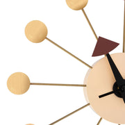 Concordia Modern Design Round Balls Silent Non-Ticking Wall Clock - Elax Furniture