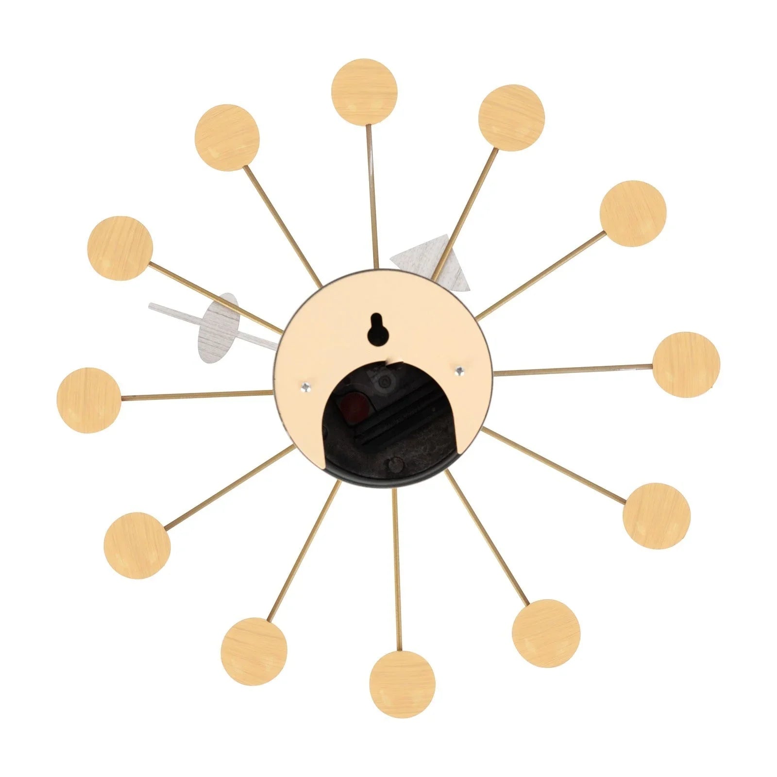 Concordia Modern Design Round Balls Silent Non-Ticking Wall Clock - Elax Furniture