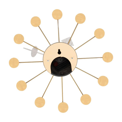 Concordia Modern Design Round Balls Silent Non-Ticking Wall Clock - Elax Furniture