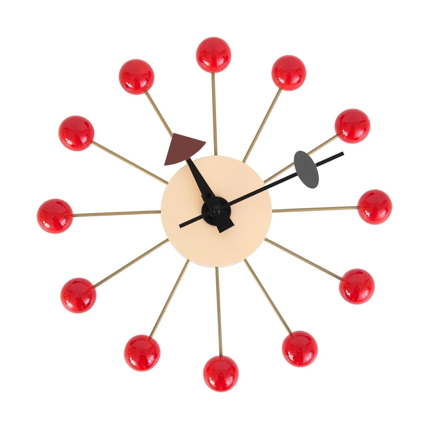 Concordia Modern Design Round Balls Silent Non-Ticking Wall Clock - Elax Furniture