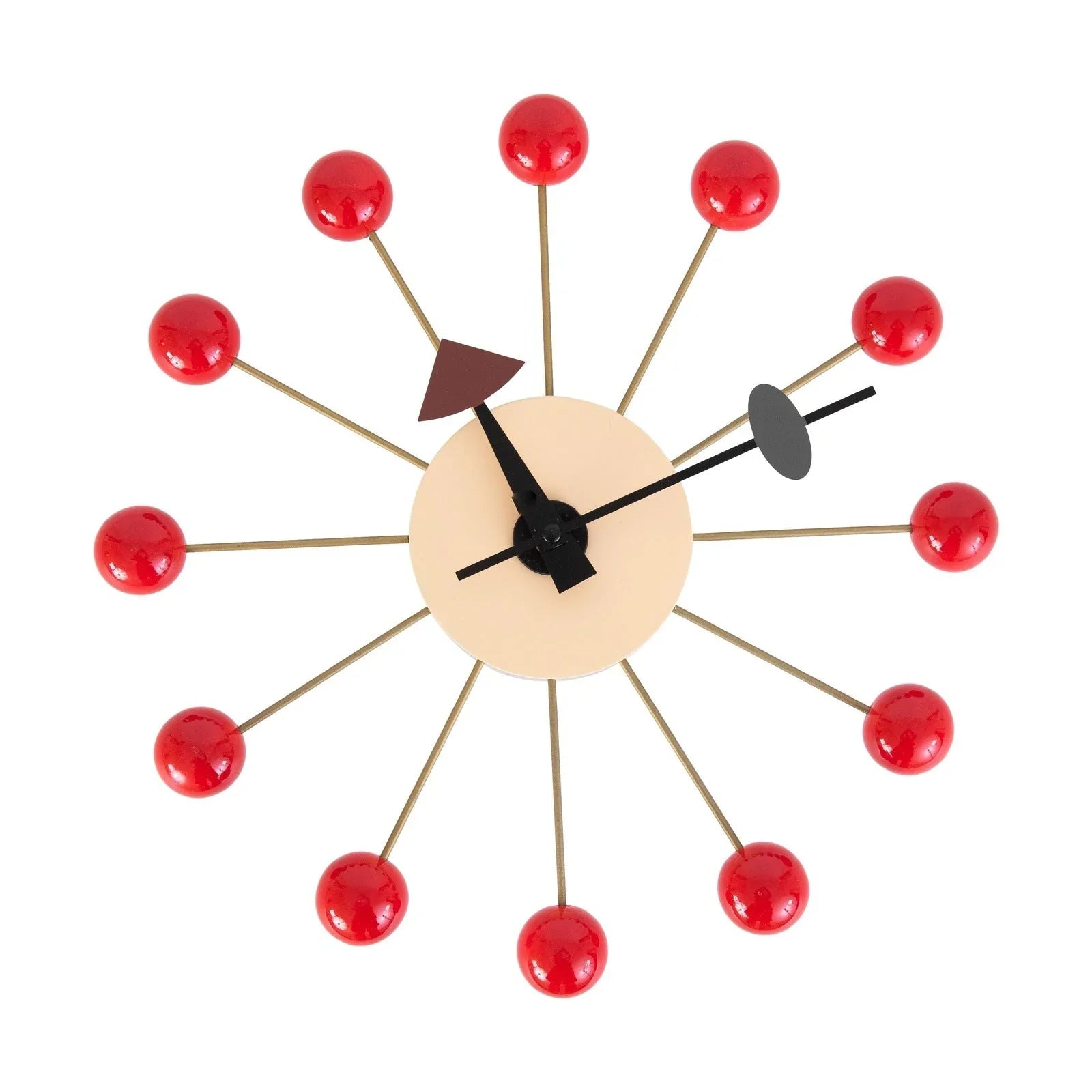 Concordia Modern Design Round Balls Silent Non-Ticking Wall Clock - Elax Furniture