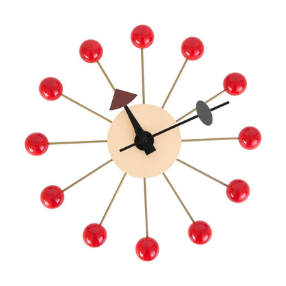 Concordia Modern Design Round Balls Silent Non-Ticking Wall Clock - Elax Furniture
