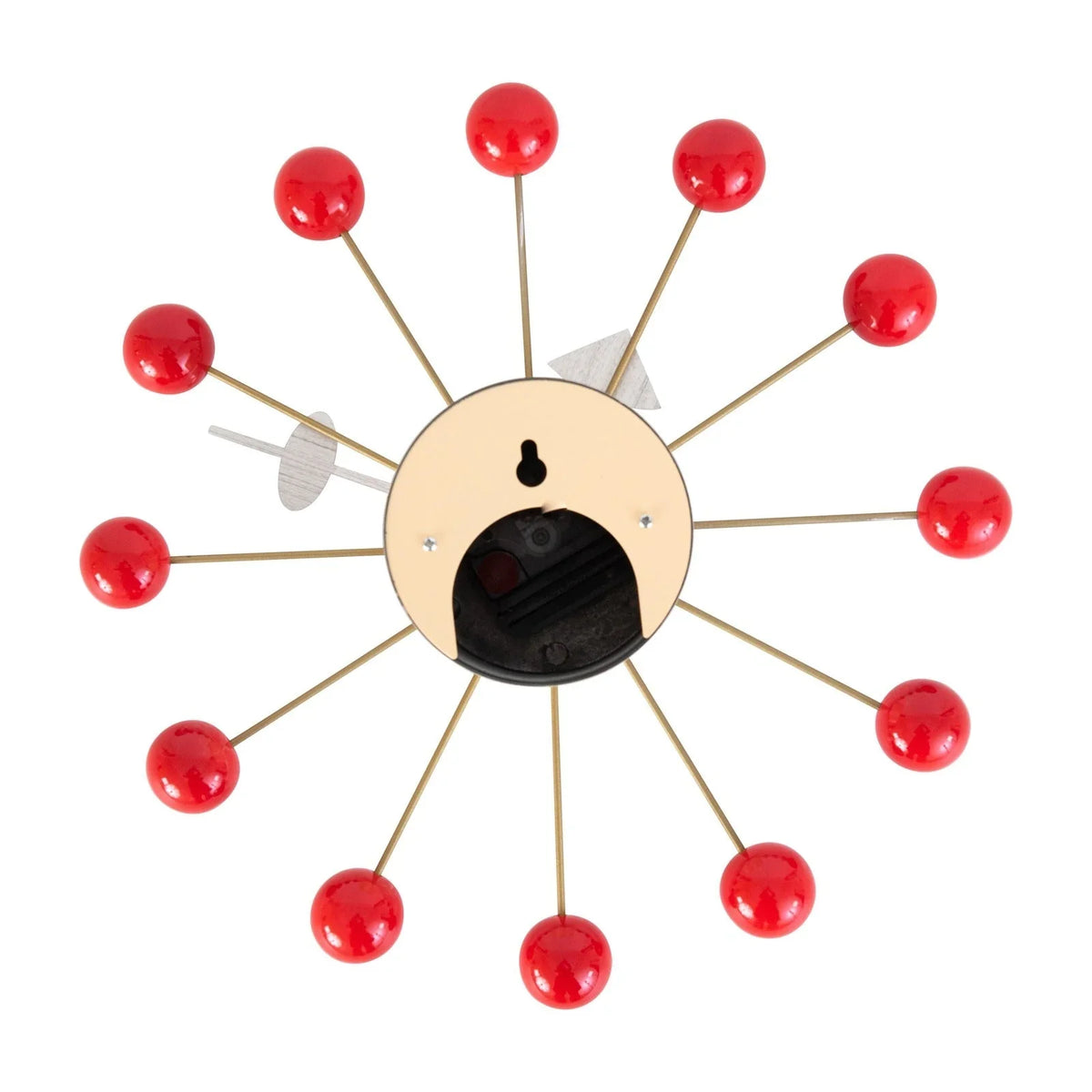 Concordia Modern Design Round Balls Silent Non-Ticking Wall Clock - Elax Furniture