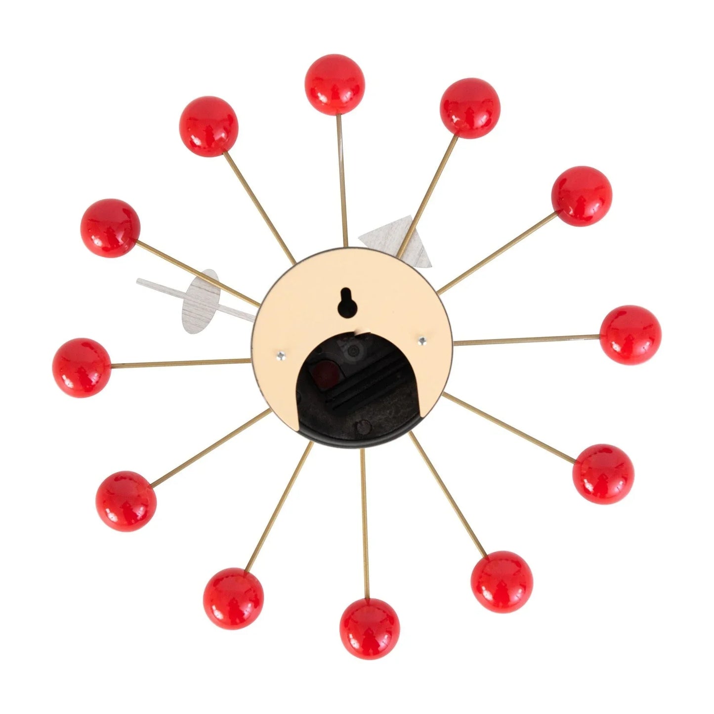 Concordia Modern Design Round Balls Silent Non-Ticking Wall Clock - Elax Furniture