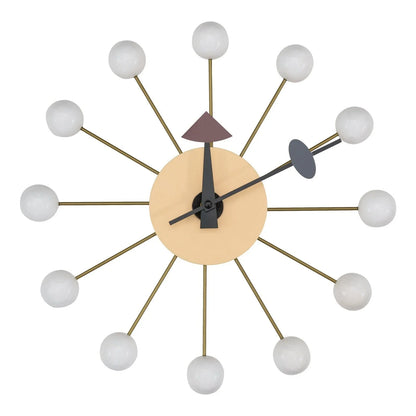 Concordia Modern Design Round Balls Silent Non-Ticking Wall Clock - Elax Furniture