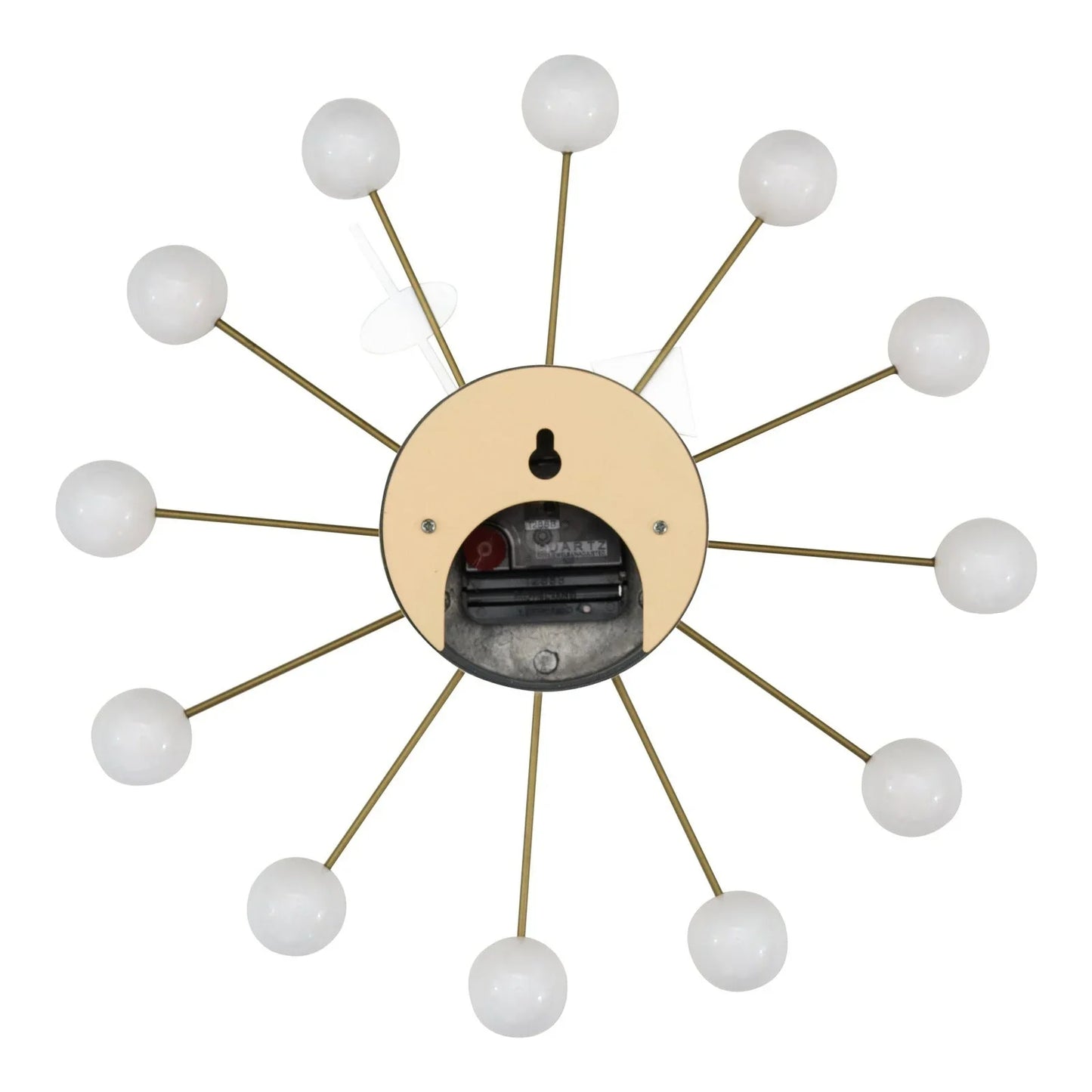Concordia Modern Design Round Balls Silent Non-Ticking Wall Clock - Elax Furniture