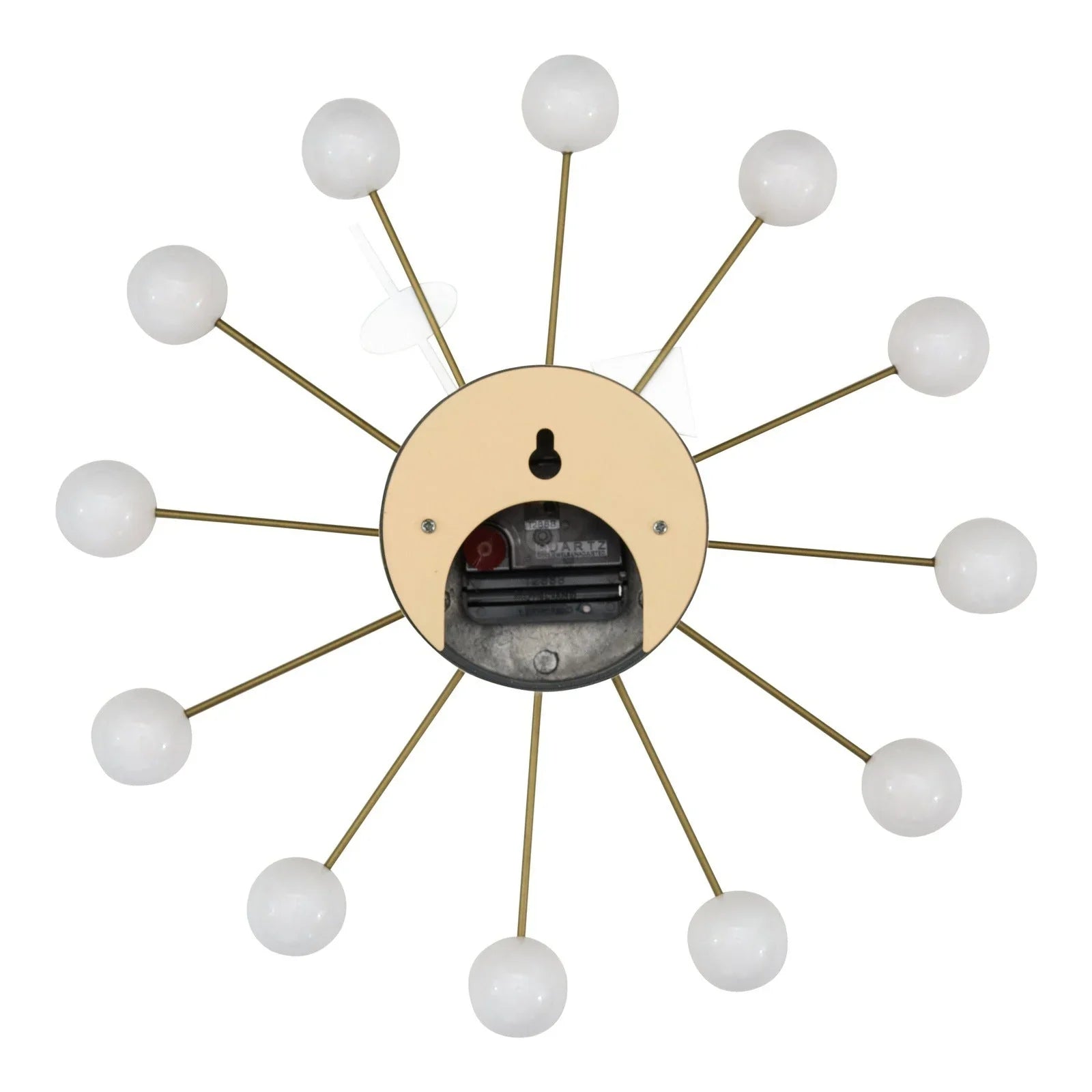 Concordia Modern Design Round Balls Silent Non-Ticking Wall Clock - Elax Furniture