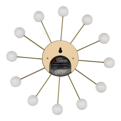 Concordia Modern Design Round Balls Silent Non-Ticking Wall Clock - Elax Furniture