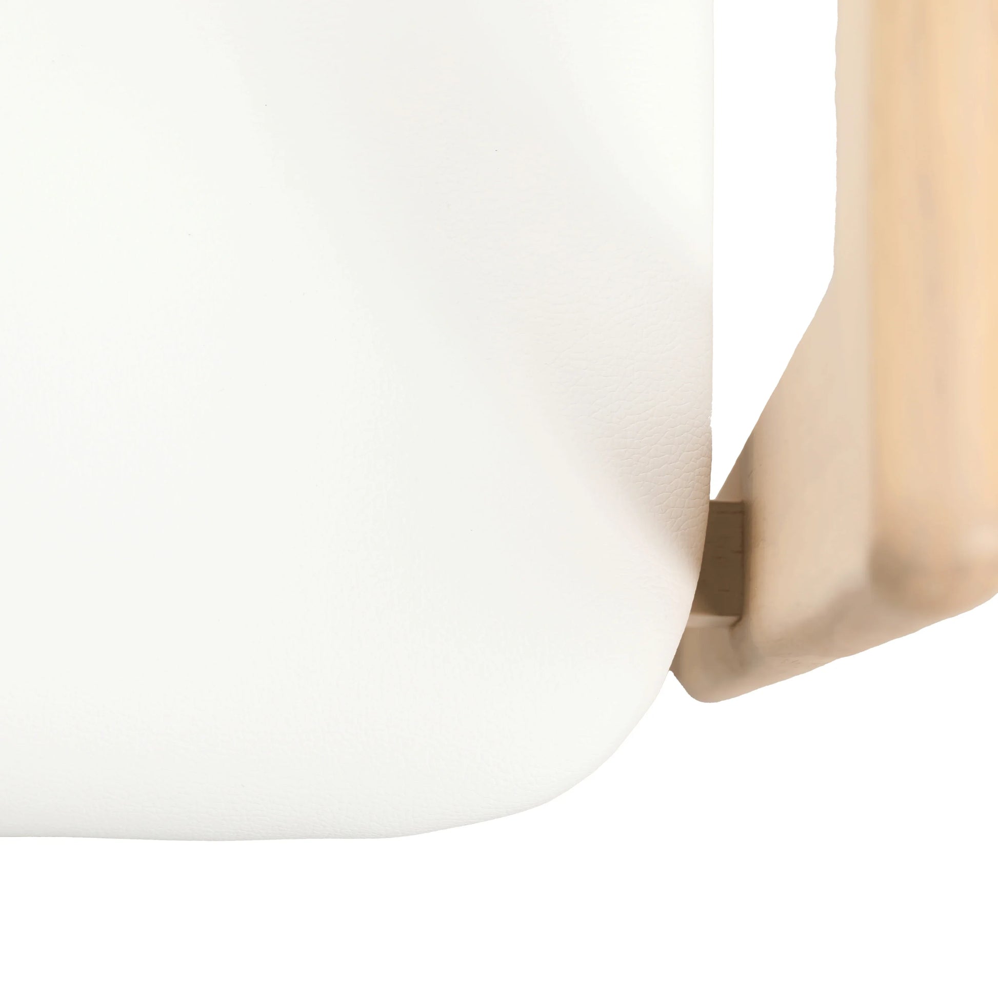 Velo Series Dining Chair with Upholstered Leather and Rubberwood Legs - Elax Furniture