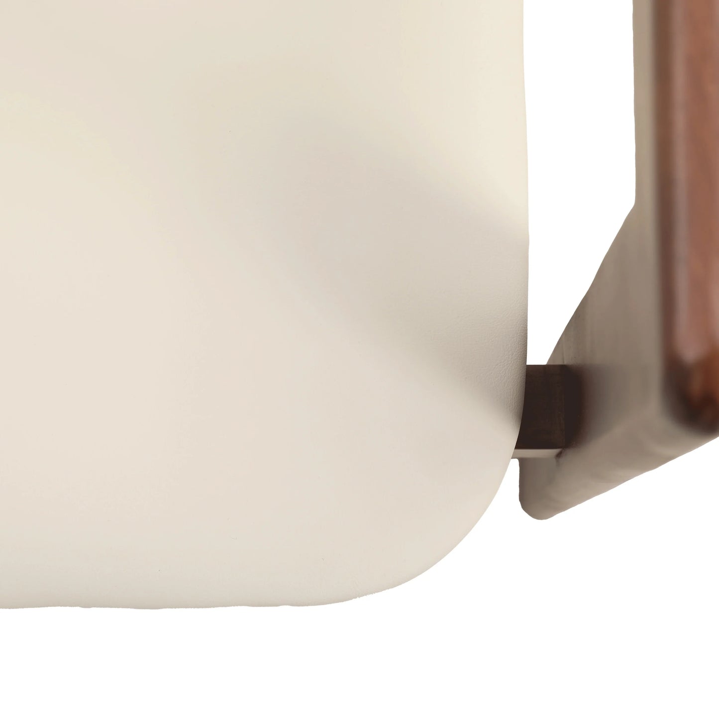 Velo Series Dining Chair with Upholstered Leather and Rubberwood Legs - Elax Furniture