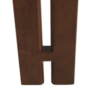 Velo Series Dining Chair with Upholstered Leather and Rubberwood Legs Black Walnut Dark Brown Dining Chair Leisuremod
