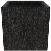 Verdura Modern 3 Piece Square Fiberstone and Clay Planter with Drainage Holes - Elax Furniture
