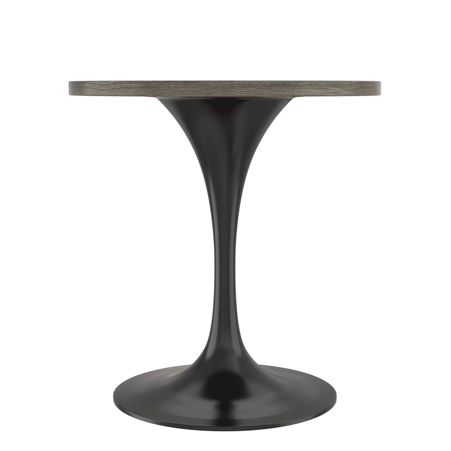 Verve Round Dining Table with MDF/Sintered Stone/Resin Tabletop in Black Stainless Steel Pedestal Base - Elax Furniture
