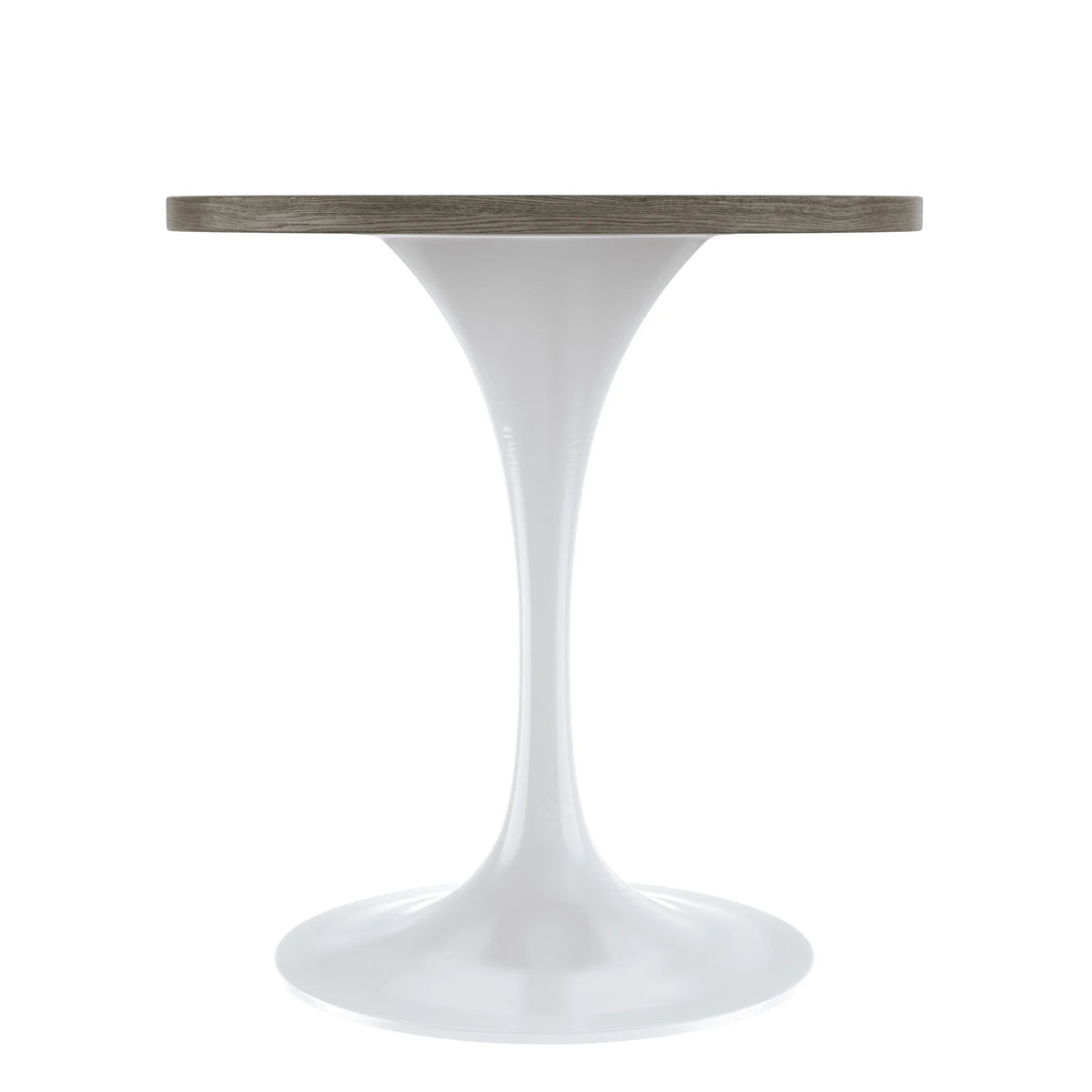 Verve Round Dining Table with MDF/Sintered Stone/Resin Tabletop in White Stainless Steel Pedestal Base - Elax Furniture