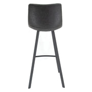 Elland 5-Piece Bar-Height Dining Set with Round MDF Bar Table and Leather Bar Stools - Elax Furniture