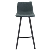 Elland 5-Piece Bar-Height Dining Set with Round MDF Bar Table and Leather Bar Stools - Elax Furniture