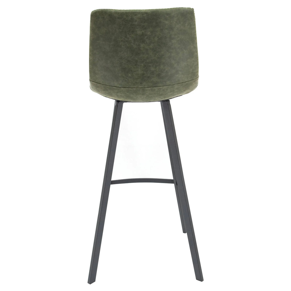 Elland 5-Piece Bar-Height Dining Set with Round MDF Bar Table and Leather Bar Stools - Elax Furniture