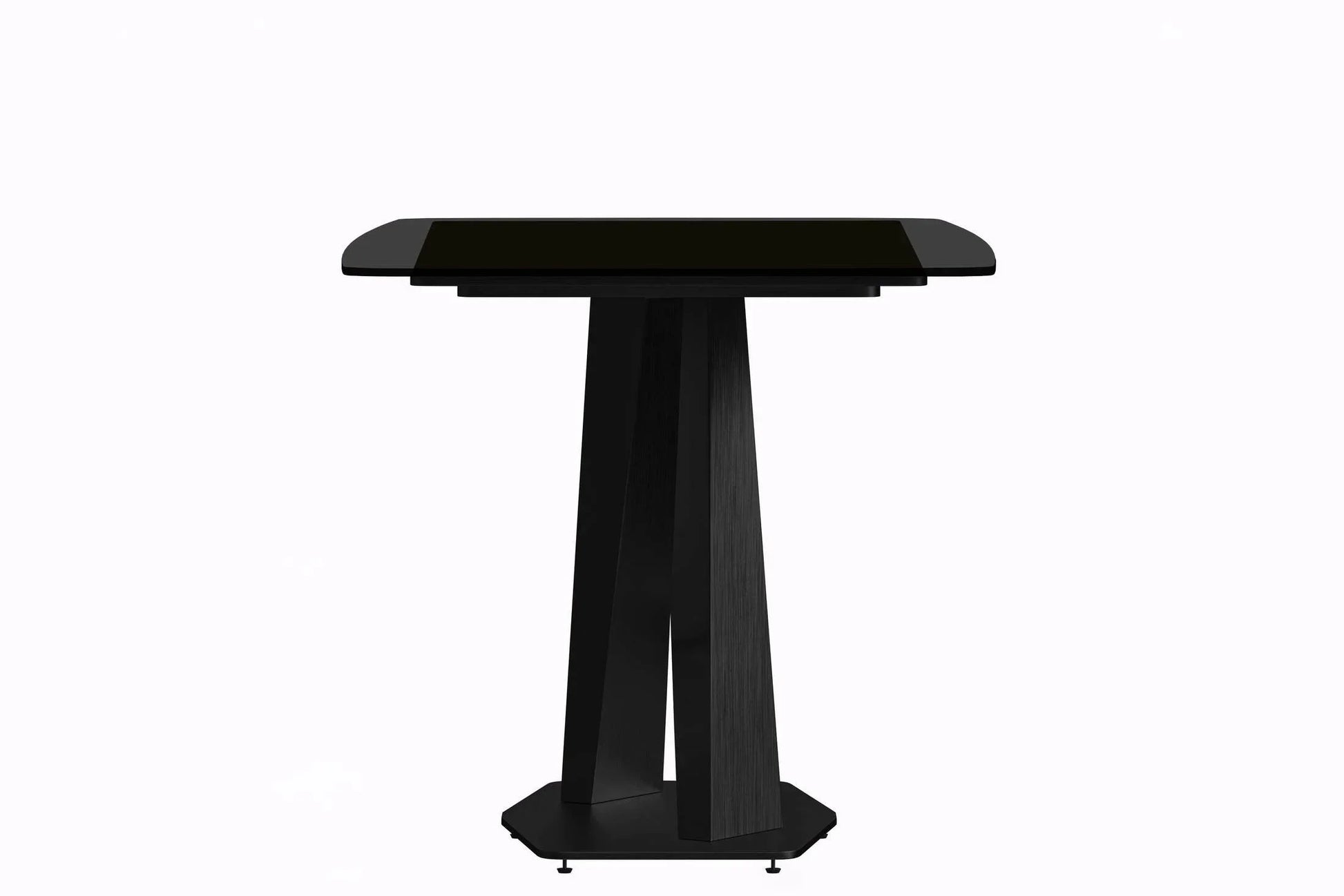 Voren Dining Table with Rectangular Tabletop with Gold/Black Stainless Steel Base - Elax Furniture