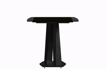 Voren Dining Table with Rectangular Tabletop with Gold/Black Stainless Steel Base - Elax Furniture