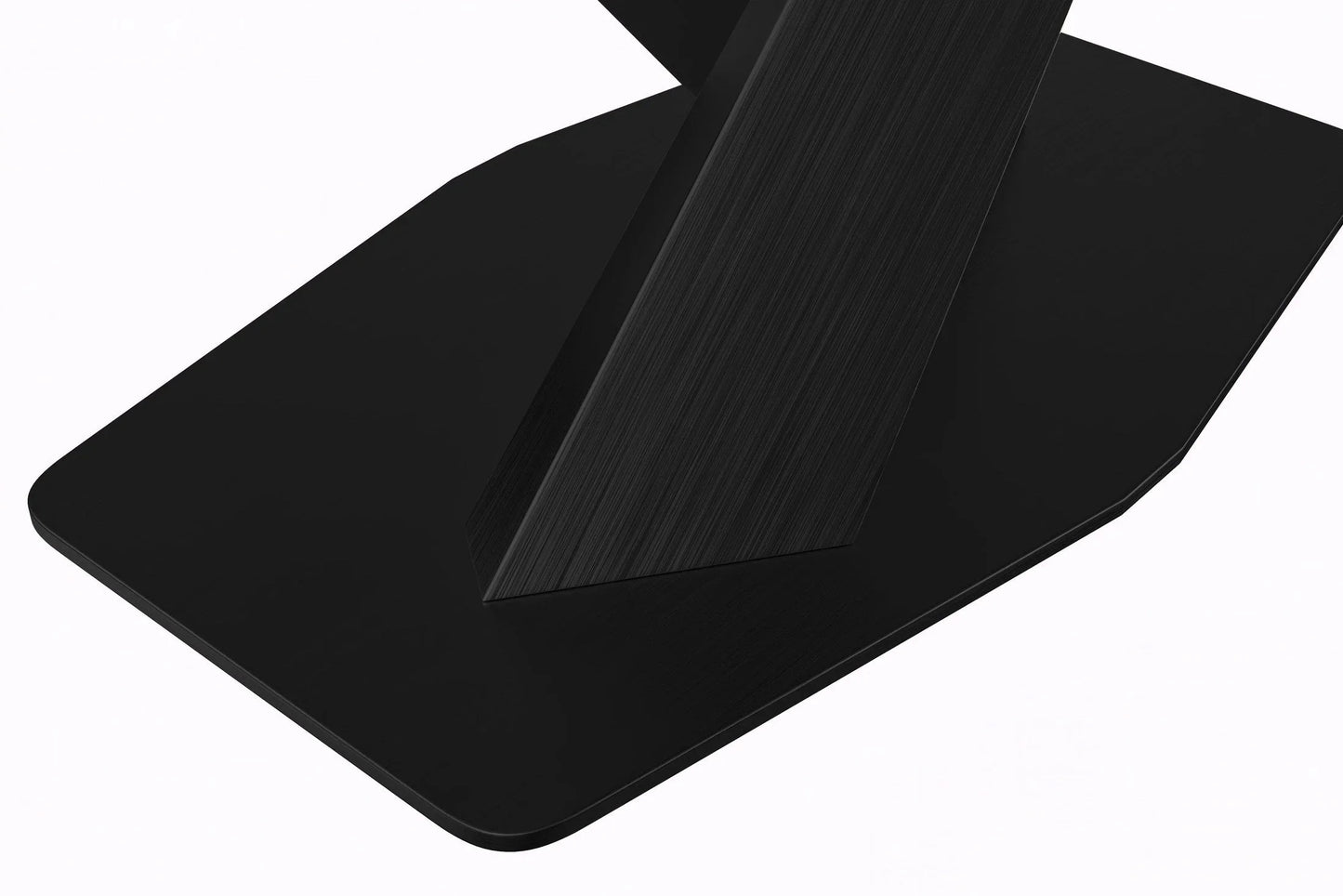 Voren Dining Table with Rectangular Tabletop with Gold/Black Stainless Steel Base - Elax Furniture