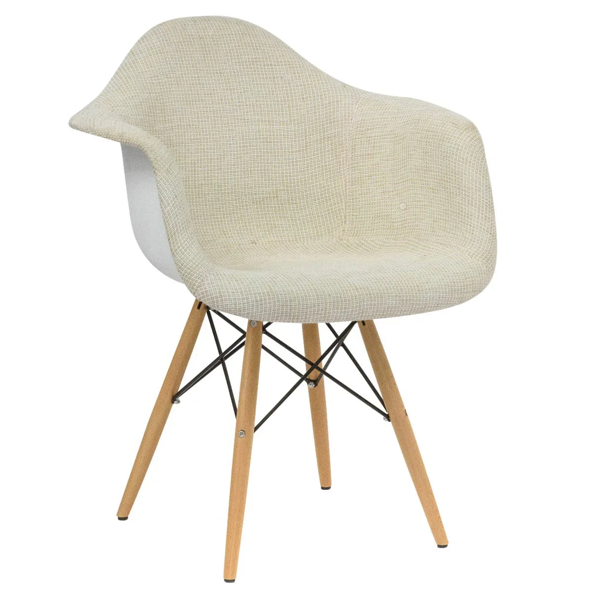 Willow Modern Fabric Eiffel Base Accent Side Chair - Elax Furniture