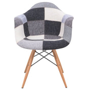 Willow Modern Fabric Eiffel Base Accent Side Chair - Elax Furniture