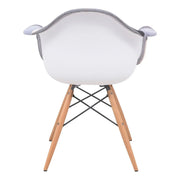 Willow Modern Fabric Eiffel Base Accent Side Chair - Elax Furniture