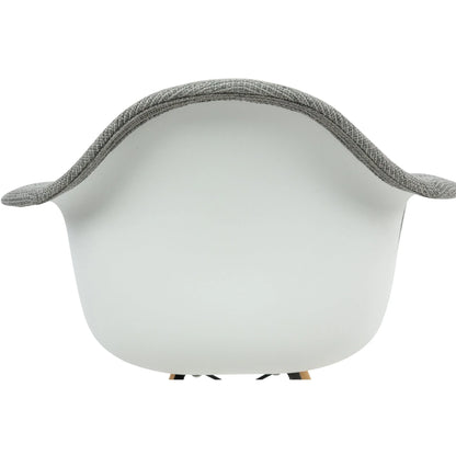 Willow Patchwork Fabric Eiffel Accent Chair, Set of 2 - Elax Furniture