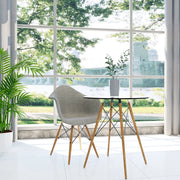 Willow Modern Fabric Eiffel Base Accent Side Chair - Elax Furniture