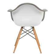 Willow Modern Fabric Eiffel Base Accent Side Chair - Elax Furniture
