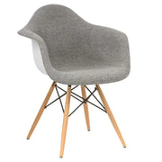 Willow Modern Fabric Eiffel Base Accent Side Chair - Elax Furniture