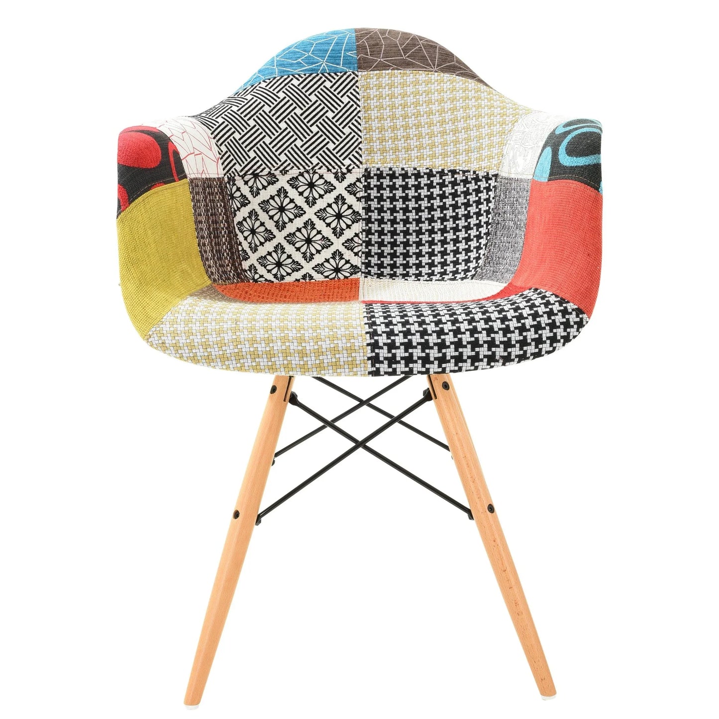 Willow Modern Fabric Eiffel Base Accent Side Chair - Elax Furniture