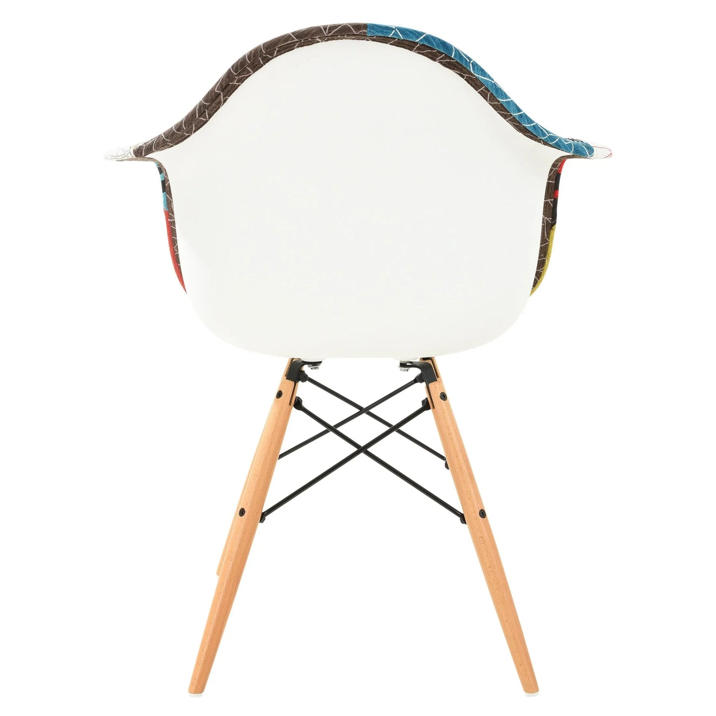 Willow Modern Fabric Eiffel Base Accent Side Chair - Elax Furniture