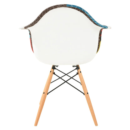 Willow Modern Fabric Eiffel Base Accent Side Chair - Elax Furniture