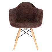 Willow Modern Fabric Eiffel Base Accent Side Chair - Elax Furniture